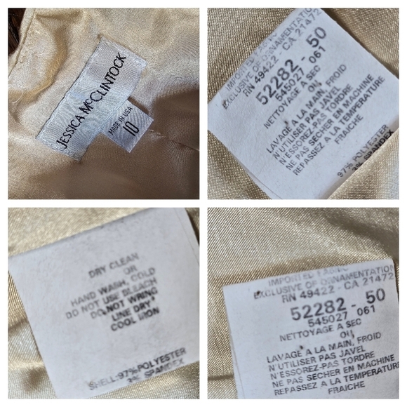 Vintage Y2K Jessica McClintock Gold Ruched Ruffled Halter Prom Dress Fairycore - Picture 5 of 13